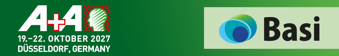 Header Banner für die Konferenz: 40. Internationaler A+A Kongress 2027. Diese geht vom 19. Oktober 2027 bis 22. Oktober 2027.